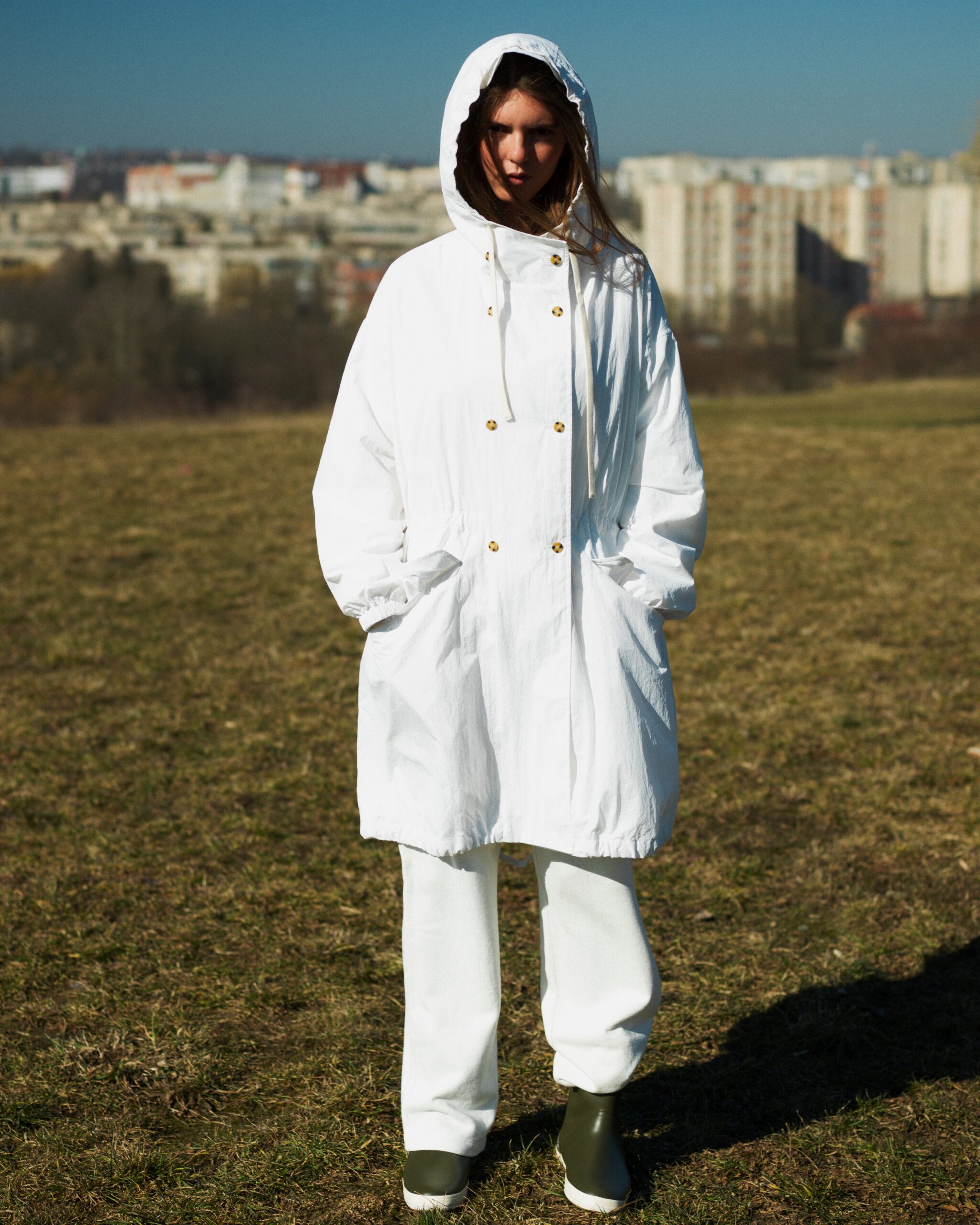 Waterproof Парка Gia 100% hemp lining