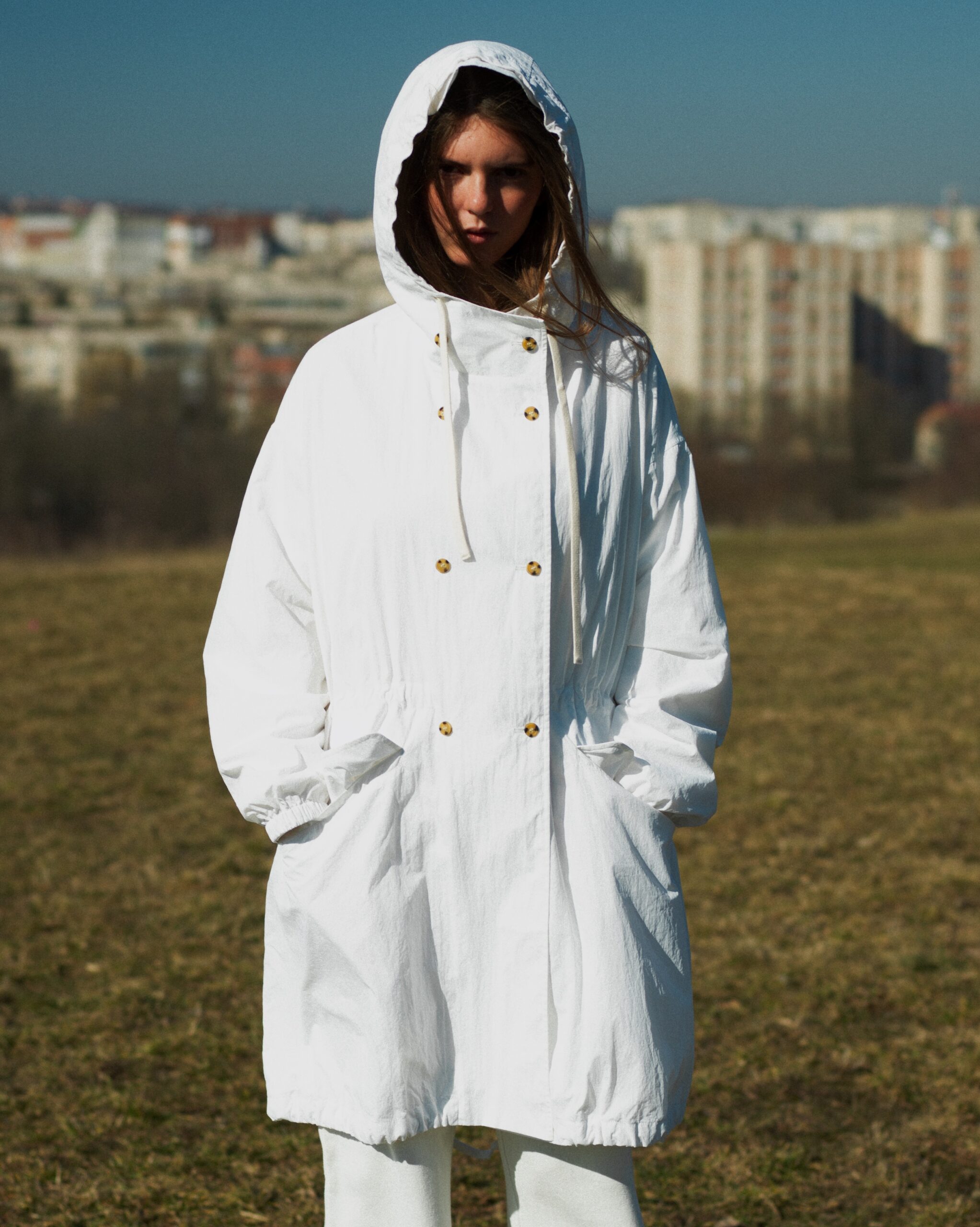 Waterproof Парка Gia 100% hemp lining